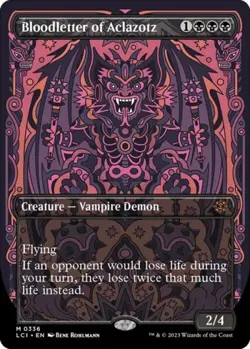 MTG English Bloodletter of Aclazotz (Borderless) NM Normal - Image 1