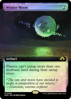 Winter Moon Foil Extended Art Modern Horizons 3 NM MTG - Image 1