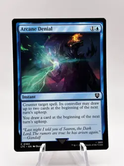 Arcane Denial 0184 Commander Lord Of The Rings LTC MTG NM - Image 1