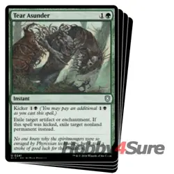Tear Asunder X4 M/NM Magic: The Gathering MTG Bloomburrow: Commander - Image 1