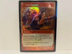 x1 NM Foil Final Fortune (Future Sight) Mystery Booster 2 Foil MTG - Image 1