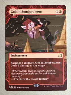 MTG / Goblin Bombardment / WOT / #43 / Regular / Rare / NM - Image 1
