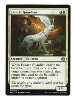 (Foil) [NM] MTG English, Aether Revolt, 1 x Felidar Guardian - Image 1