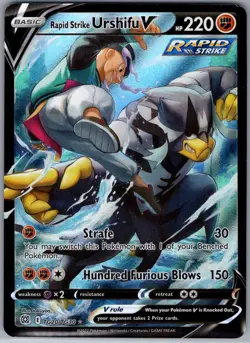 Rapid Strike Urshifu V TG20/TG30 Brilliant Stars Trainer Gallery - Pokemon - NM - Image 1