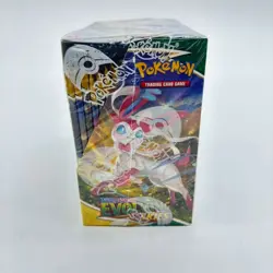 Pokemon TCG Sword & Shield Evolving Skies Booster Box Sealed w/Acrylic Case - Image 5