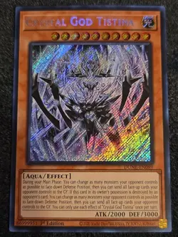 Yugioh! NM Crystal God Tistina - DUNE-EN089 - Secret Rare - 1st Edition - Image 1