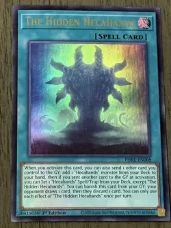 The Hidden Hecahands ULTRA RARE 1st Edition YuGiOh - PHRE-EN008 - Image 1