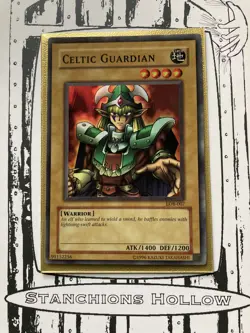 Yu-Gi-Oh! TCG Celtic Guardian (LOB-007) Super Rare Vintage NM/VLP - Image 1