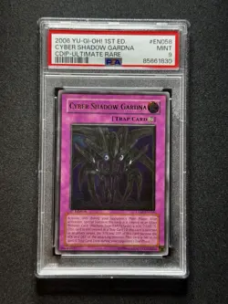 PSA 9 Yugioh Cyber Shadow Gardna #CDIP-EN058 ULTIMATE RARE 1st Edition - Image 1