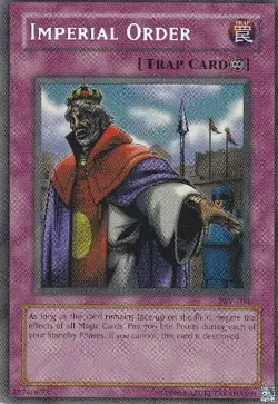 Yugioh! HP Imperial Order - PSV-104 - Secret Rare - Unlimited Edition Heavily Pl - Image 1