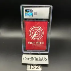 CGC 10 GEM MINT Roronoa Zoro Parallel OP01-001 L 25th Edition ONE PIECE Card 132 - Image 2