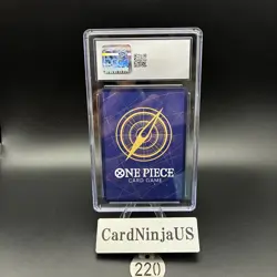 CGC 9 MINT Jimbei Parallel ST01-005 C 25th Edition ONE PIECE Card Game 220 - Image 2