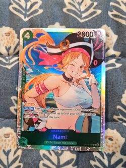 Nami OP14-031 (SR) Super Rare – The Azure Sea’s Seven – One Piece Card Game TCG - Image 1