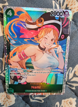 Nami OP14-031 (SR) Super Rare – The Azure Sea’s Seven – One Piece Card Game TCG - Image 2