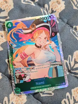 Nami OP14-031 (SR) Super Rare – The Azure Sea’s Seven – One Piece Card Game TCG - Image 3