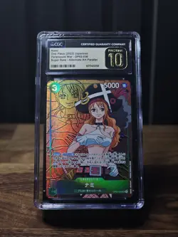 2022 ONE PIECE JAPANESE #OP02-036 NAMI CGC 10 PRISTINE - Image 1