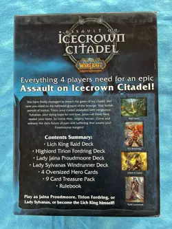 World of Warcraft TCG Assault On Icecrown Citadel Raid Deck COMPLETE w/Treasure - Image 3