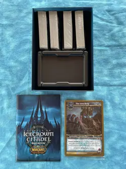 World of Warcraft TCG Assault On Icecrown Citadel Raid Deck COMPLETE w/Treasure - Image 5