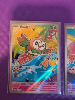 Rowlet Litten Popplio MEP 043 044 045 First Partner Series 1 Promo Pokemon Cards - Image 2
