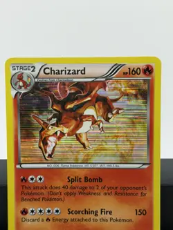 Pokemon Charizard Stage 2 Holo Rare Legendary Treasures 19/113 Card - Image 2