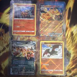 Pokemon TCG Charizard Card Lot Holo Promo 2022 Nintendo 4 Cards - Image 1
