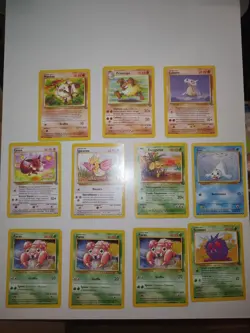Italian Pokemon Cards Jungle And Base - Lot of 11 - See Description - Image 1