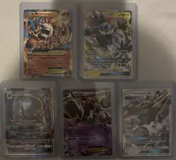 Pokemon SM Black Star Promo GX Card Lot - Camerupt, Thundurus, Lunala, Hoopa, T… - Image 1