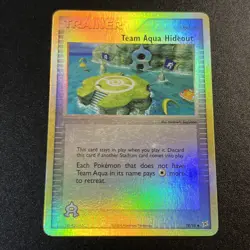 Pokemon Card - Team Aqua Hideout Team Magma vs Team Aqua 78/95 Reverse Holo - Image 1