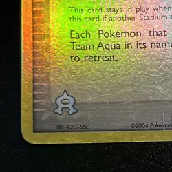 Pokemon Card - Team Aqua Hideout Team Magma vs Team Aqua 78/95 Reverse Holo - Image 5