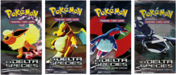 2005 Pokemon Card Game (TCG) - ex DELTA SPECIES - Empty Booster Packs Wrappers - Image 1