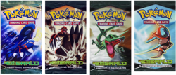 2005 Pokemon Card Game (TCG) - ex EMERALD - Empty Booster Pack Vintage Wrappers - Image 1