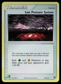 Pokemon Card - Low Pressure System Dragon 86/97 Uncommon Reverse Holo - Image 1