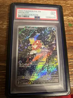 Pokemon Magikarp Illustration Paldea Evolved, Rare Card 203/193, PSA9 - Image 1