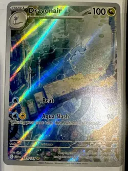Pokemon TCG Dragonair Illustration Rare Card 181/165 Scarlet & Violet 151 - Image 1