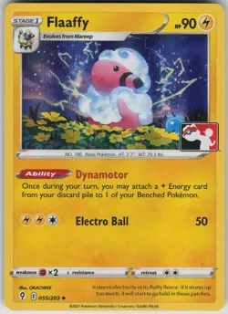 Pokemon TCG Flaaffy Uncommon Prize Pack Series Cards 055/203 - Image 1