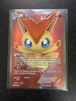 Pokemon TCG Victini Noble Victories Holo Card 98/101 Full Art - Image 1