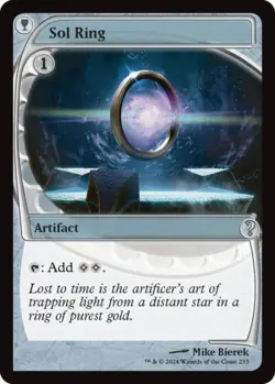 MTG English Sol Ring (Future Sight) NM Foil Mystery Booster 2 - Image 1