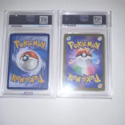 Pokemon Pikachu V PSA Graded Card Lot SWSH BSP SV-P 2021 2022 Holo Set of 2 - Image 2