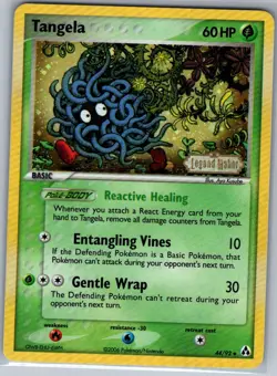 Tangela 44/92 Reverse Holo Legend Maker - Pokemon Card - NM - Image 1