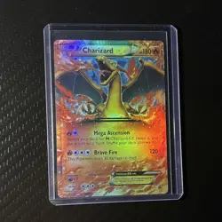 Pokemon Charizard EX Ultra Rare Holo XY XY17 Basic 180 HP 120 Attack Card - Image 1