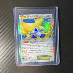 Pokemon Jirachi EX Ultra Rare Holo Plasma Blast 60/101 90 HP Card - Image 1