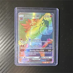 Pokemon Incineroar GX Full Art Secret Rare Holo SM-Team Up 147/181 250 HP Card - Image 1
