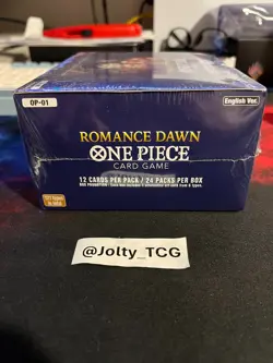 One Piece Card Game Romance Dawn OP-01 Booster Box Sealed English White Bottom - Image 4