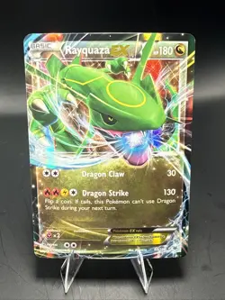 Pokemon TCG Rayquaza EX 60/108 XY Roaring Skies Ultra Rare Card - Image 2