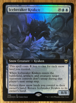 MTG Kaldheim, Icebreaker Kraken - Foil - Image 1
