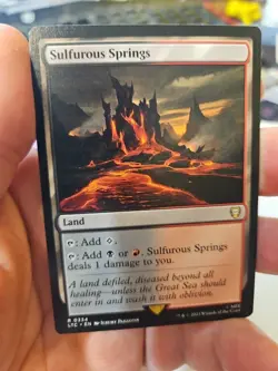 MTG - The Lord of the Rings - Sulfurous Springs - NM - NF - Image 1