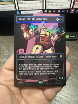 Krang The All Powerful pixel art surge foil R 0086 mtg tmnt🔥 - Image 1