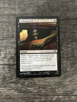 MTG 1x Undying Evil x1 LP Dark Ascension - Image 1