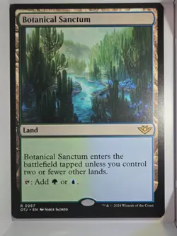 Botanical Sanctum - R267 - MTG - Outlaws of Thunder Junction (OTJ) - Image 1