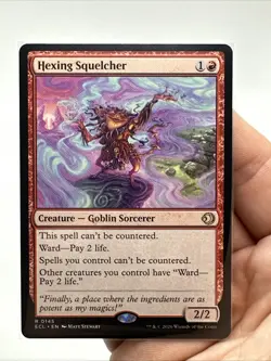 Magic: The Gathering Lorwyn Eclipsed Hexing Squelcher 0145 Red - Image 2
